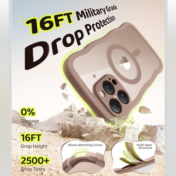 Berry iPhone 16 Pro Max MagSafe w Screen Protector - Picture 3 of 6